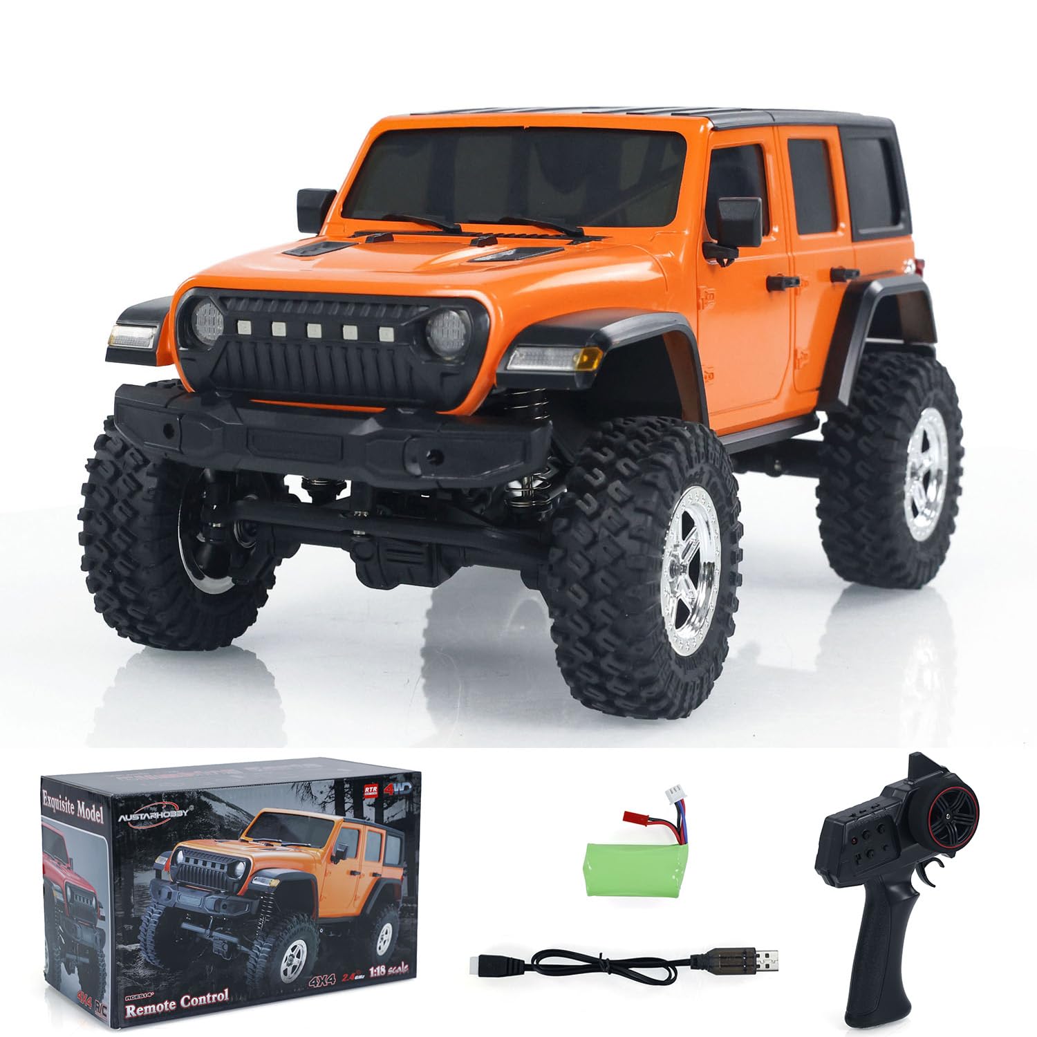オレンジ オフロードラジコン車 ルーフラック付mn128 DEERC クローラー Amazon.co.jp: wheelfun 1/18 RCクローラー 4WD RTR オフロード